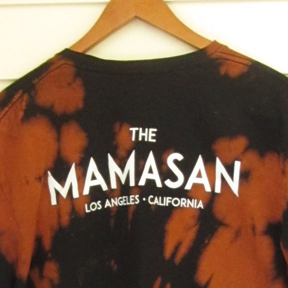 THE MAMASAN Los Angeles Bleach Dyed T-Shirt Size Large - Picture 4 of 5